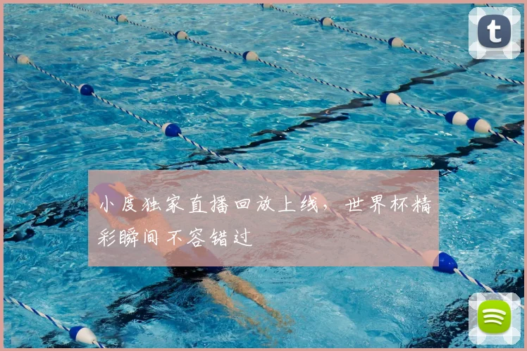 小度独家直播回放上线，世界杯精彩瞬间不容错过